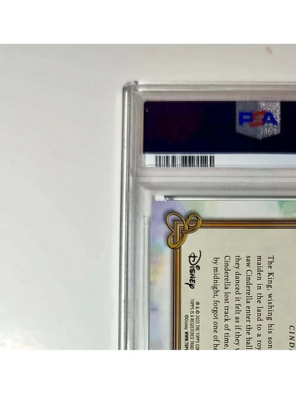 Prince Charming's Castle 2025 Topps Disney #C-4 Card Cinderella PSA 10